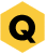 center letter Q